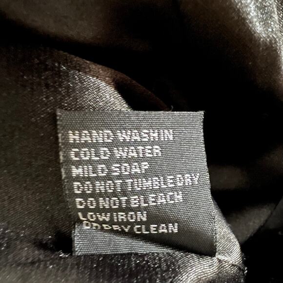 Michael Simon Lace Beaded Jacket Black Evening Bolero Party Petite L - Picture 10 of 11